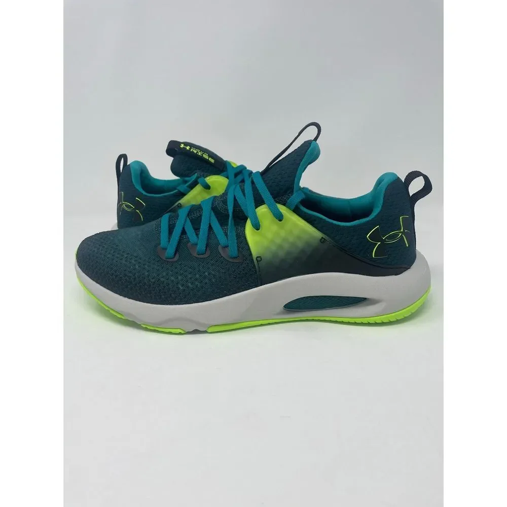 Under Armour Hovr Rise 3 Running Shoes Blue Green 3024273-300 Mens Size‎ 10 NEW